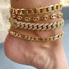 Cuban Anklet, Cuban Link Anklet, Cuban Choker, Summer Legs, Diamond Anklet, Cuban Necklace, Crystal Anklet, Leg Chain