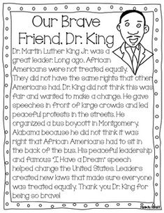 a poster with the words our brave friend, dr king and his name on it