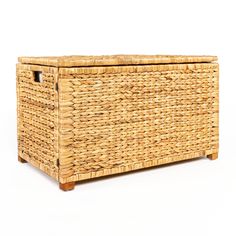 PRICES MAY VARY. VERSATILITY: Storage trunk are perfect addition to any room; They fit perfectly into high traffic spaces as well as quieter areas; These benches can optimize your entryway by providing a space to put your shoes on or be added as a decorative element STYLISH & PRACTICAL DESIGN: happimess storage trunks combine timeless wicker materials with sleek design; The warm wicker tones add a cozy element to any room; Those with cushioned tops have the added perk of offering additional seat Wicker Storage Trunk, Wicker Trunk, Rustic Office, Wicker Storage, Wood Frame Construction, Storage Trunks, Trunks And Chests, Storage Trunk, Water Hyacinth