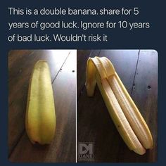 a banana sitting on top of a wooden table