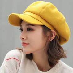 FREE SHIPPING ON ALL ORDERS OVER $50 | 100% SATISFACTION GUARANTEED Click "ADD TO CART" To Get Yours Now | Up To 60% OFF ✨ This Adjustable Winter Beret for Women Solid Plain Octagonal Newsboy Cap is not only functional but also fashionable. It comes in the color of black and has a plain solid style. This cap from Arimonz has an octagonal style yet it is uniquely designed so you can adjust it according to your head size. 📌 Soft, comfortable, and warm 📌 Made With Wool 📌 Comes with Thick Materia Grey Beret, Newsboy Cap Men, Winter Beret, Beret Style, Berets Cap, Running Hats, Snapback Caps, Female Head, Summer Sun Hat