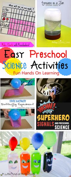 science activities for kids to do with their own hands on learning materials and other things