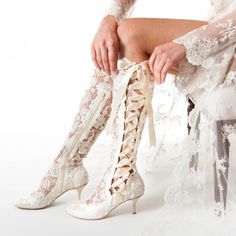 Vintage Wedding Boots, House Of Elliot, Lace Wedding Boots, Ivory Boots, Bridal Shoes Vintage, Boots Victorian, Country Shoes Boots, Classic Black Boots, Country Shoes