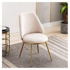 Drevy Neoclassical Interior Design, Bedroom Beige, Mid Century Modern Armchair, Neoclassical Interior, Living/dining Room, Fabric Accent Chair, Mid Century Chair, Living Room Accents, Velvet Dining Chairs