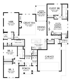 the first floor plan for this house