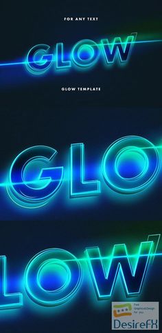 glowing neon text effects for photoshopped and light up the image with different colors