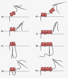 the diagram shows how many different red objects are connected to each other in order to create an object