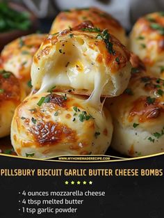 Pillsbury Biscuits, Grandma Cooking, Jamie Oliver Recipes, Ideas For Dinner, Butter Cheese, James Martin, Breads And Rolls, Bread Recipes Homemade, Garlic Butter