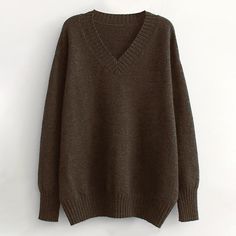 Brand Name: AachoaePattern Type: SolidClothing Length: RegularMaterial: WoolMaterial: AcrylicMaterial: MohairCollar: V-NeckOrigin: CN(Origin)Season: autumn winterSleeve Length(cm): FullSleeve Style: Batwing SleeveThickness: Thick （Winter)Style: CasualPattern: A-straightAge: Ages 18-35 Years OldGender: WOMENModel Number: AF24Material Composition: 20%Wool,5%Mohair,75%AcrylicItem: Women sweaterStyle: Casual/Chic/Leisure/ComfortPattern: Solid color topSeason: Autumn/WinterType: Ladies pullover sweat Coat Stands, Winter Jackets Women, Warm Jacket, Brown Sweater, Bat Wings, Winter Style, Knitted Sweater, Cashmere Sweater, Kids' Dresses