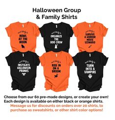 Get your Halloween game on with your boo crew with our Most Likely To... T-shirt collection, perfect for couples, groups and families! Available in unisex adult and kids sizes for the youth, each group member can choose the design that best suits their spooky personality. From 'Most Likely To Eat All the Candy' to 'Most Likely To Survive a Zombie Apocalypse,' our shirts guarantee a ghoulishly good time and make your Halloween gathering an unforgettable event. Grab yours today, prepare to haunt the night in style, and watch the fun unfold! Made with sustainably and fairly grown American cotton, this shirt has a thicker, vintage feel, giving you a long-lasting garment suitable for everyday use. Knitted in one piece using tubular knit reduces fabric waste, makes the garment more attractive, a Customizable Halloween T-shirt, Family Matching Halloween T-shirts, Family Matching Halloween T-shirt Crew Neck, Halloween Family Matching Crew Neck T-shirt, Cheap Pop Culture Halloween T-shirt, Halloween Fun T-shirt With Funny Text, Customizable Short Sleeve Halloween T-shirt, Cheap Halloween T-shirt With Funny Print, Spooky Relaxed Fit T-shirt With Funny Print