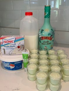 Shots Alcohol Recipes, Fun Drinks Alcohol, Shamrock Shake, Pudding Shots, Jello Shot Recipes