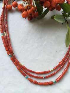 Coral Necklaces Coral Necklace Designs, Summer Jewelry Diy, Coral Necklaces, Aztec Jewelry, Turquoise Stone Jewelry, Beaded Jewlery, Coral Necklace, Jewelry Model