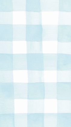 a blue and white checkerboard pattern with watercolor stains on the bottom half