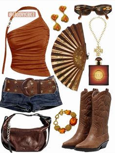 Y2k Western Outfits, Aesthetic Cowgirl Outfit, Cochella Outfits Inspiration, Colombian Outfits, Cowgirl Aesthetic Outfit, Western Aesthetic Outfits, 70s Outfits Women, Cochella Outfits, Cowgirl Aesthetic