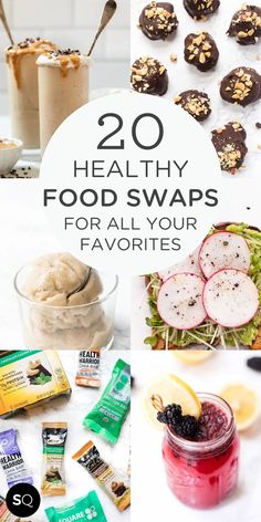 20 healthy food swaps for all your favorite snacks and desserts to share with friends