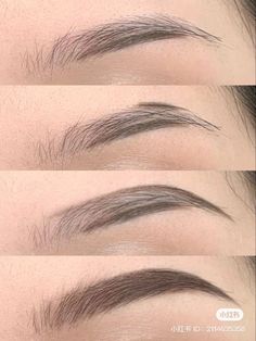 Membentuk Alis, Bentuk Alis, Makeup Life Hacks, Mekap Mata, Eyebrow Makeup Tutorial, Makeup Tip, Simple Makeup Tips, Eyebrow Makeup Tips, Eye Makeup Techniques