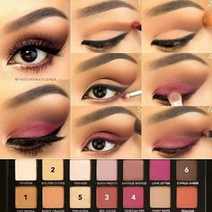 Anastasia Beverly Hills Modern Renaissance Pallet Eyeshadow Makeup Eye Shadow Pallets, Make Up Designs, Beauty Make-up, Winter Makeup, Make Up Looks, Makeup Designs, Cut Crease