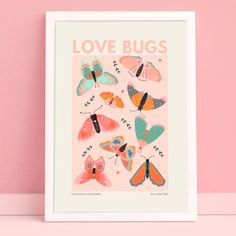 love bugs print Bird Nursery, Bug Print, Theme Nursery, Love Bug, Fox Design, April Showers, Hope Is, Love Bugs, So Adorable