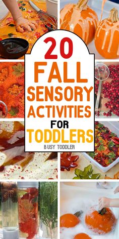 20 fall activities for toddlers to do with the kids