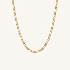 The Figaro Chain Necklace is a must-have for your collection. No matter if you're dressing up for date night or dressing down for a morning coffee with friends, this lightweight yet bold necklace will add a confidently elegant touch you'll love. DETAILS 14k gold filled -or- sterling silver chain, clasp, & findings Necklaces come with 2" extender 2.3mm chain width Safe for sensitive skin & shower safe Matching bracelet: Figaro Chain Bracelet Dainty Necklace Layered, Figaro Necklace, Figaro Chain Necklace, Coffee With Friends, Bold Necklace, Figaro Chains, Matching Bracelets, Favorite Rings, Layered Necklaces