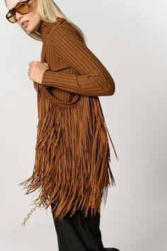 Brown Handmade Shoulder Bag. Brown Tabaco  Fringed Shoulder Bag. Native American inspired..but for the Woman of today Timeless Design..that is alway's in Fashion! A Beautiful Bag..for impressive excursions in life! 4 layers of fringes moves alon with you!. Practical and Beautiful. The zipper closure make it easy to open and close the Bag. It has the unique look of a Handmade work. Height of the Bag-11 inches or 28 cm. Widdth-13 inches or 33 cm. 4 lines of fringes 8 inches or 20 cm long. Strap br Bohemian Shoulder Bag For Fall, Bohemian Shoulder Bag With Tassels For Fall, Bohemian Fall Bags With Tassels, Bohemian Brown Shoulder Bag For Fall, Bohemian Brown Bags For Fall, Brown Shoulder Bag With Tassels For Festival, Brown Hobo Bag For Festival, Bohemian Brown Shoulder Bag With Fringe, Fall Fringe Hobo Shoulder Bag