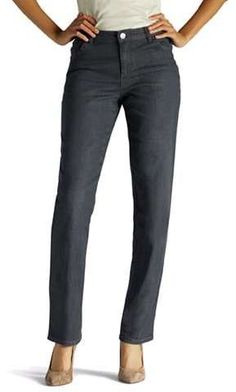 Lee Women's Relaxed Fit Straight Leg Jeans Relaxed Fit Straight Leg Pull-on Jeans, Relaxed Fit Straight Leg Jeans With Pull-on Style, Straight Leg Pull-on Jeans For Work, Classic Jeans, Lee Jeans, Grey Jean, Straight Leg Jeans, Leg Jeans, Everyday Wear