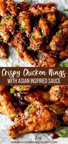 Chicken Wings Aesthetic, Crispy Asian Chicken, Best Wing Sauce, Wing Recipes Baked, Chicken Wing Marinade, Wings Aesthetic, Asian Chicken Wings