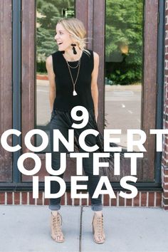 Outdoor Concert Shoes, Acl Concert Outfits, Wear To Concert Night Outfit, Outside Concert Outfit Spring, Spring Outdoor Concert Outfit, Outfit Ideas For Country Concert Fall, Concert Looks Night Casual, Comedy Concert Outfit, What To Wear To A Dave Matthews Concert