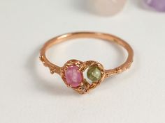 Tourmaline and Peridot Ring, Peridot, Peridot ring, Tourmaline, Tourmaline rings, birthstone rings, peridot and tourmaline, gift for her Ruby And Peridot Ring, Dainty Peridot Ring Gift, Dainty Peridot Ring For Gift, Dainty Peridot Birthstone Ring As Gift, Dainty Peridot Birthstone Ring For Gift, Tourmaline Birthstone Ring Gift, Tourmaline Birthstone Jewelry For Promise Ring, Tourmaline Birthstone Ring Perfect As A Gift, Tourmaline Rings With Gemstone Accents For Gift