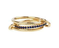 Spinelli Kilcollin Blue Sapphire Sonny Ring Traditional Wedding Bands, Ornate Jewelry, Linking Rings, Classy Jewelry, Creating Jewelry, Jewelry Lookbook, Gold Accessories, Girly Jewelry, Jewelry Inspo