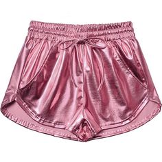 New With Tags Msrp $68 Mirawise Iridescent Metallic Shorts In Pink Side Pockets With Stitched Detail To The Front, Wide Elastic Waistband, Dolphin Hem. Drawstring For Adjustable Waist. Thick Fabric, Very Shiny And Well Sewn, Great Texture And Looks Fantastic Skin-Friendly, Breathable, Lightweight, Soft And Comfortable To The Touch. Size Medium Approximate Flat Lay Manual Measurements, Unstretched Size Medium Waist 14" Hips 18" Rise 12" Inseam 2" Length 12" Look Hip Hop, Womens Cosplay, Metallic Shorts, Metallic Pants, Dance Shorts, Metallic Skirt, Hot Shorts, Festival Looks, Shorts Summer