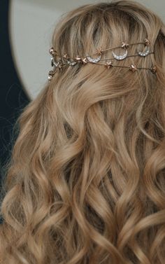 Lux Hair, Beautiful Wedding Hair, Hair Jewels, Hair Jewelry Wedding, Boho Hairstyles, Unique Hairstyles, Beach Hair, Hair Dos, Wedding Hair Accessories