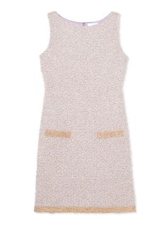 Texture meets sparkle in this pretty pastel-colored eyelash sequin tweed knit shift dress with contrast pockets and hem. 35% Polyamide, 33% Polyester, 15% Wool, 12% Rayon, 5% Acrylic; Lining: 96% Polyester, 4% Spandex Overall Length: 36 Inches Collar Type: Round Neckline Closure Type: Zipper, Hook or Hook-and-Eye Take advantage of our TrueFit sizing if shopping for the first time. Traditional Fit Ss 2024, St John Knits, Formal Evening Wear, Tweed Dress, Pretty Pastel, Spring 2024, Shoe Size Chart, Spring Dresses, St John