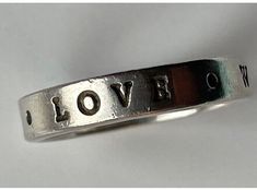 925 STERLING SILVER ''TRUE LOVE WAITS'' BAND RING SIZE 8.25 SKY WIDTH: 4 mm. Brand: BSD Main Stone: No Stone Love Waits, True Love Waits, Waiting For Love, Love Ring, Sterling Silber, Band Ring, True Love, Band Rings, Jewelry Rings