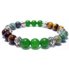 Green Spiritual Healing Gemstones, Aventurine 8mm Beads Bracelet For Meditation, Green 8mm Beads Stretch Bracelet For Meditation, Meditation Aventurine 8mm Beads Bracelet, Holistic Green Bracelets For Meditation, Green Spiritual Bracelets With 8mm Beads, Intention Bracelets, Beaded Things, Silver Jewelry Diy