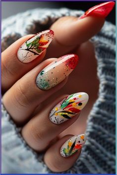 Cozy up with these cool winter nail polish designs. From snowflakes to sweater patterns, bring the winter wonderland to your fingertips. #WinterNails #SnowflakeMani #CozyNailArt #FrostyDesigns Pink Nail Art Designs, 2024 Nails, Winter Manicure, Pink Nail Art, Blue Nail, Nails Spring, Spring Nail Art