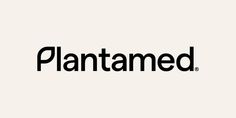 the word plantamed on a white background