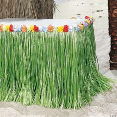 a table with grass on it and the price is $ 8 00 each or more