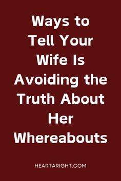 When trust begins to wane in a marriage, it's important to be aware of the signs that your wife might be hiding things from you. If you're noticing inconsistencies in her stories or feeling like you're being kept in the dark, these signs could indicate she’s not being honest about her whereabouts. Understanding these behaviors can help you address the situation and rebuild trust.  #TrustIssues #MarriageProblems #LyingInMarriage #RelationshipRedFlags #SignsOfLying #MarriageStruggles #RelationshipTrust #HonestyInMarriage #CoupleCommunication #MarriageAdvice #RelationshipWarningSigns #EmotionalHealth #RebuildTrust #MarriageCounseling Friendship Advice, Relationship Habits, Relationship Growth, Couples Communication, Marriage Struggles, Relationship Red Flags, Celebrating Friendship, Communication Tips, Woman Happy