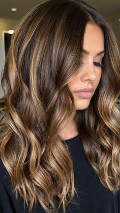 💅🌟 Immaculate Medium Balayage Hair Brown fall bronde balayage Journey | Must-See Balayage Hair Brown, Medium Balayage Hair, Medium Balayage, Boliage Hair, Fall Bronde Balayage, Blonde Hair Transformation, Highlights For Dark Brown Hair, Blonde Hair Transformations, Bronde Balayage