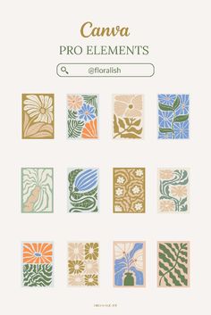 Retro Aesthetic Pro Canva Elements - Canva Ke Floral Graphics, Canva Elements Keyword, Canva Pro, Design Tools, Professional Templates, Retro Aesthetic, Design