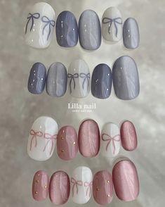 Simple Nail Designs Korean, Simple Quick Nail Designs, Painted Nails No Acrylic, Seventeen Nails Designs, Pretty Gel Nails Short, Seventeen Nail Art Kpop, Kpop Idols Nail Art, Japanese Nails Short, Light Pink Nail Ideas