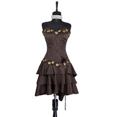 🪩 Vintage Gothic Beaded Sequin Embroidery Lace Waisted Brown Cocktail ' Party Dress    🪩 Size XS ' 6    🪩 Back Zip , Has  Stretch , No See Through , Padded Cup  🪩  Pit to pit 38 cm        Waist 34 cm        Hips 47 cm        Length 82 ' 103 cm  📏 Measurements were taken on flat ground 📏 🪩 Thank you for looking at our page, all dresses are vintage some are new with tags and some have been previously worn. Some dresses may gave some signs of wear due to the vintage condition however, dresse Dark Brown Dress Short, Grunge Cocktail Dress, Brown Dresses Prom, Y2k Grunge Dress, Y2k Homecoming Dresses, Brown Hoco Dress, 90s Dress Formal, Vintage Hoco Dress, Vintage Homecoming Dress