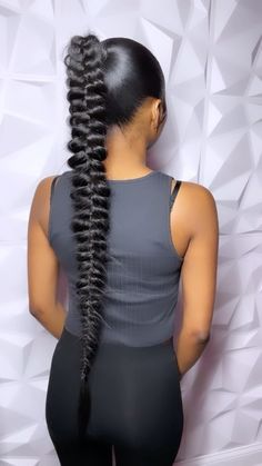 Shatara Connor | can’t stop want stop 😉 -THE PONYTAIL GIRL … butterfly braid 🦋 using @theponytailgirlproducts to do the perfect mold. #reshare… | Instagram High Ponytail Fishtail Braid, Fishtail Braid With Ponytail, Bow Ponytail Black Women, Long Fishtail Braid Black Hair, Fishtail Braided Hairstyles, Ponytail Butterfly Braid, Long Braid For Black Women Ponytail, High Fishtail Ponytail Black Women, Fish Tail Braid Black Hairstyles