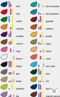 Color Mixing Chart Acrylic, Dragon Ball Gt, Tempera, Color Shades, Color Palette, Sketch Book