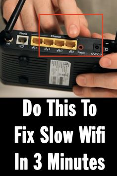 a person is using a wifi router to fix it