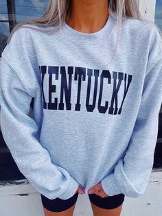 100% CUSTOM Crewneck Capstone Wardrobe, Pto Events, Vinyl Clothes, Trendy Lifestyle, Shirts Trendy, Kentucky Girl, Cute Crewneck, Custom Crewneck, Trendy Crewneck