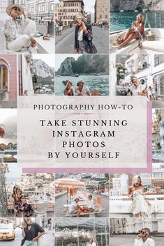 the words photography how to take stunning instagram photos by yourself