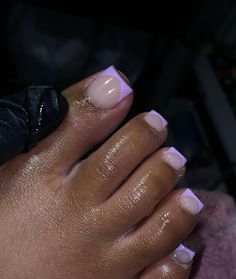 Acrylic Pedicure, Purple Pedicure, Purple Toe Nails, Purple Toes, Pedicure Designs Toenails, Lilac Nails, Purple Acrylic Nails