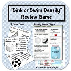 sink or swim density review game